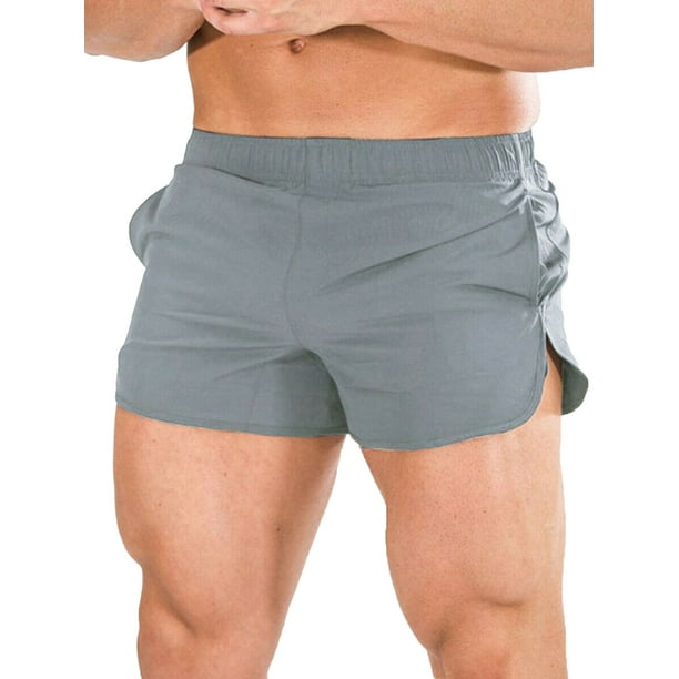 MSL Mens Gym Workout Bodybuilding Sport Running Training Shorts Home Exercise Beach Wear Short with Zipper Pockets MSL Mens Gym Workout Bodybuilding Sport Running Training Shorts Home Exercise Beach Wear Short with Zipper Pockets
